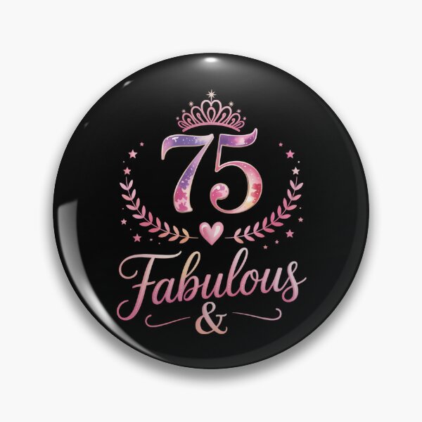 Item preview, 75 Years Old And Fabulous Happy 75th Birthday designed and sold by Bandikonsalez.