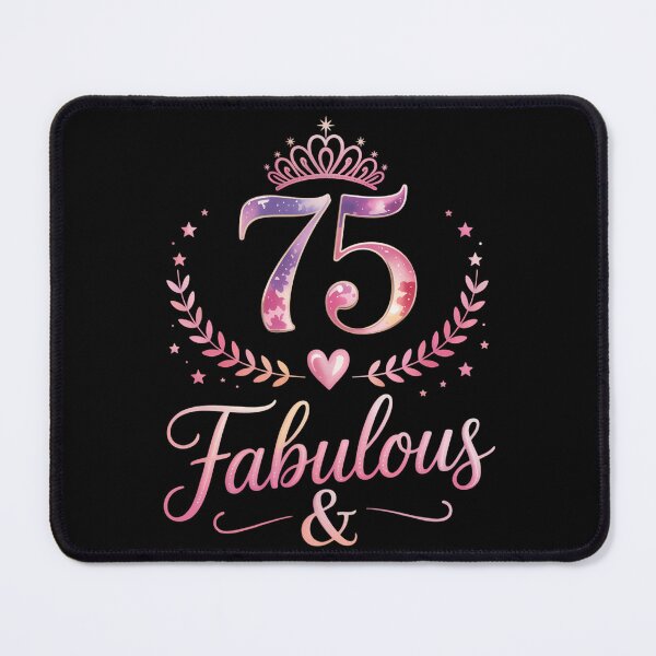 Item preview, 75 Years Old And Fabulous Happy 75th Birthday designed and sold by Bandikonsalez.