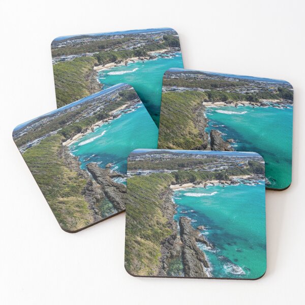 Item preview, Dramatic top-down aerial view of Burgess Beach designed and sold by Justin Mckinney.