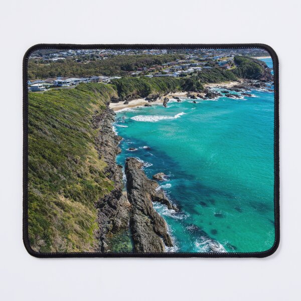 Item preview, Dramatic top-down aerial view of Burgess Beach designed and sold by Justin Mckinney.