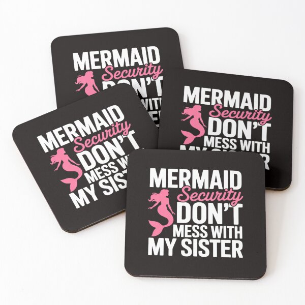 Item preview, Mermaid Security Don't Mess With My Mermaid designed and sold by LapFemile.