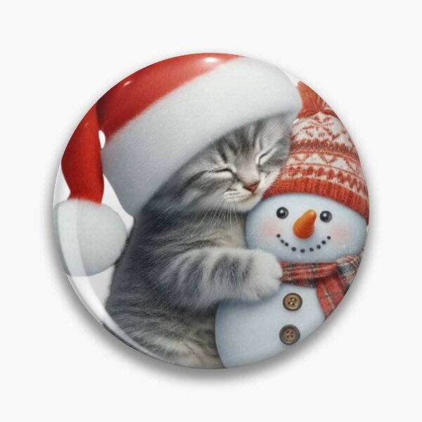 Item preview, Snuggle Cat & Snowman Christmas Sweater | Cute Winter Holiday Gift designed and sold by LavIsInTheAir.