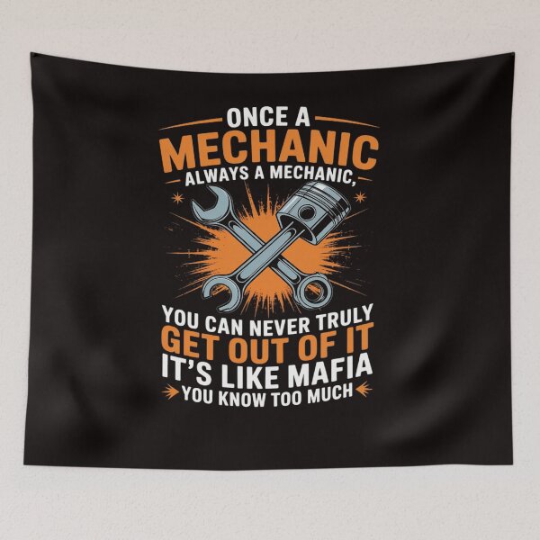 Item preview, Mens Once A Mechanic Always A Mechanic Proud Mechanic Job designed and sold by LapFemile.