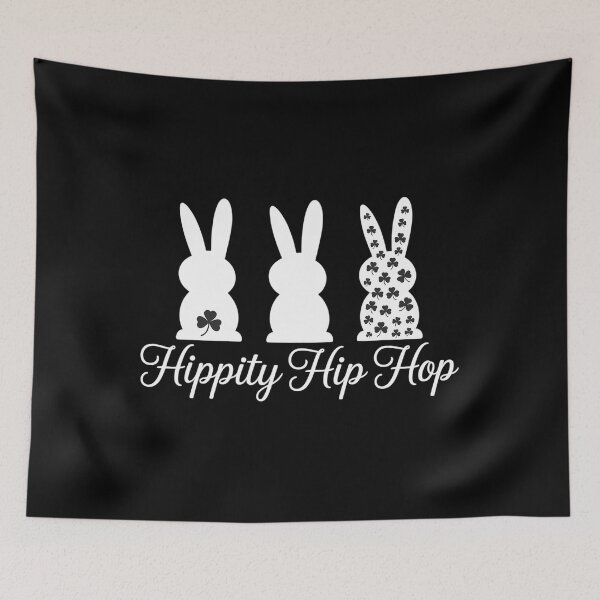 Item preview, Bunny Floral Rabbit Hippity Hip Hop designed and sold by Bandikonsalez.