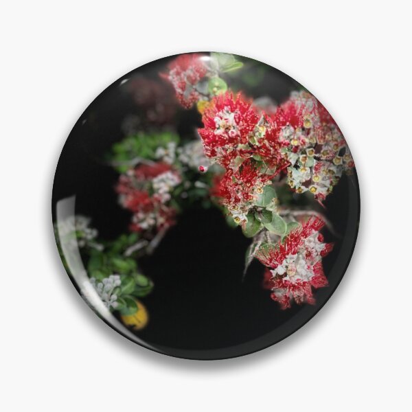 Item preview, Crimson Lehua Blossoms in Hawaiian Light designed and sold by TrisaThyme.