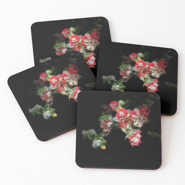 Item preview, Crimson Lehua Blossoms in Hawaiian Light designed and sold by TrisaThyme.