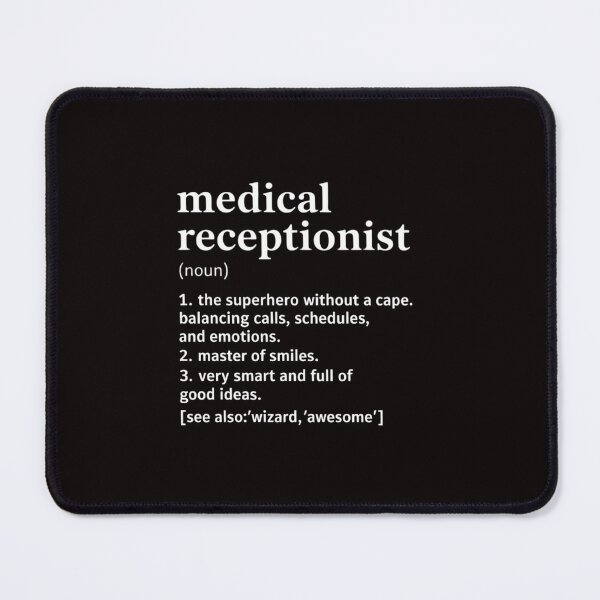 Item preview, Medical Receptionist Job Definition Personalized designed and sold by LapFemile.