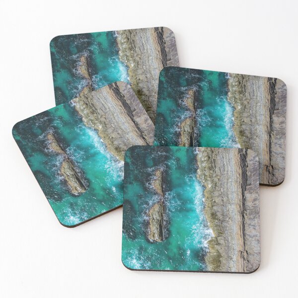 Item preview, Dramatic top-down aerial view of Burgess Beach designed and sold by Justin Mckinney.