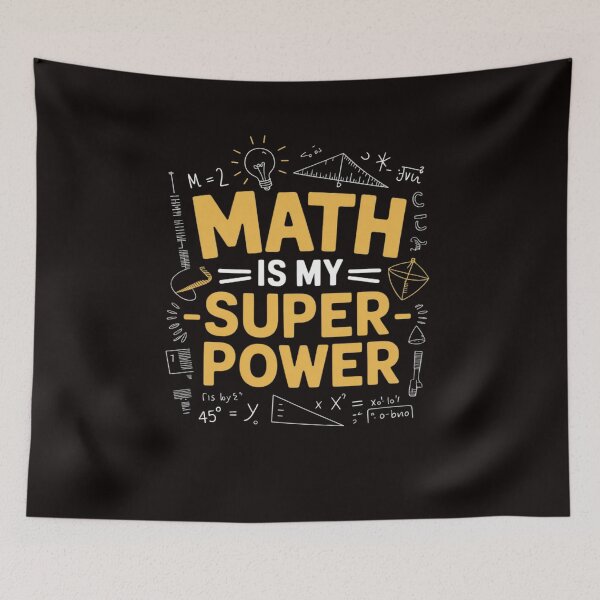 Item preview, Math Is My Superpower Algebra Lover STEAM Gift designed and sold by LapFemile.
