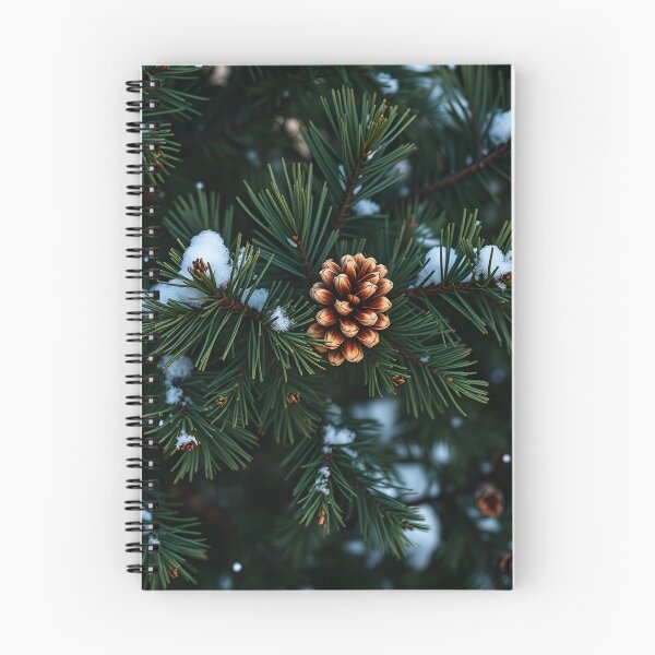 Item preview, pine branch and cone designed and sold by Nikoleta Vukovic.