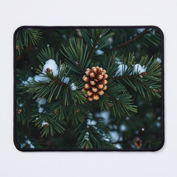 Item preview, pine branch and cone designed and sold by Nikoleta Vukovic.