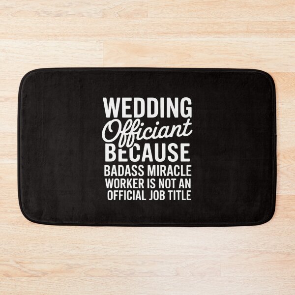 Item preview, Marriage Officiant Wedding Minister Celebrant Job Title designed and sold by LapFemile.