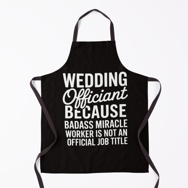 Item preview, Marriage Officiant Wedding Minister Celebrant Job Title designed and sold by LapFemile.