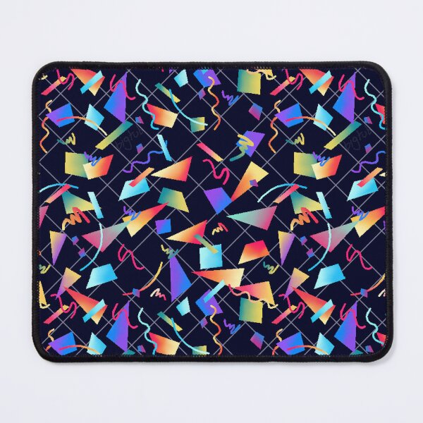 Item preview, bright memphis tile tiling 80s 90s retro rollerskate carpet pixel designed and sold by debra's swag shop for cool people.