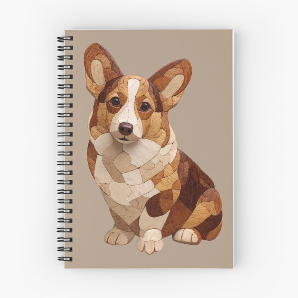 Item preview, Corgi Wood Intarsia Marquetry Dog Art designed and sold by bAIryBarn.