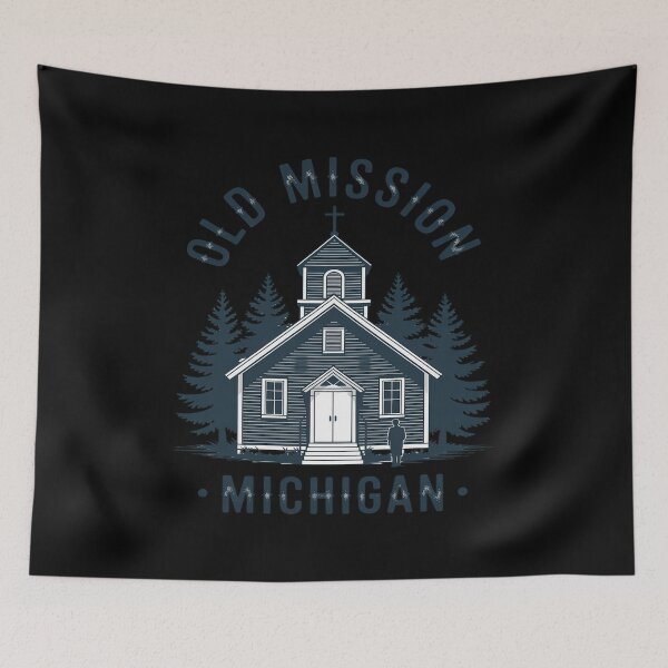 Item preview, Old Mission Log Church – Old Mission Michigan designed and sold by ryukaizox1.