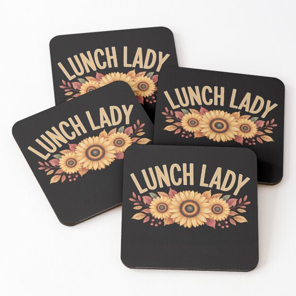 Item preview, Lunch Lady Thankful Thanksgiving Sunflowers Fall Proud Job designed and sold by MuteElevent.