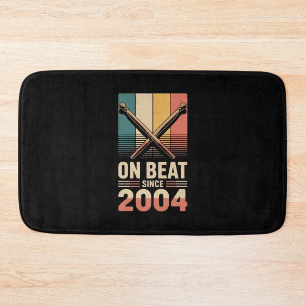Item preview, On Beat Since 2004 Birthday Year Drums Sticks Music designed and sold by ryukaizox1.