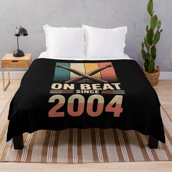 Item preview, On Beat Since 2004 Birthday Year Drums Sticks Music designed and sold by ryukaizox1.