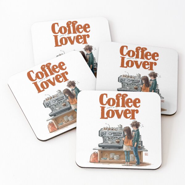Item preview, Cute Coffee Lover Barista Machine – Adorable Coffee Shop Cartoon Art designed and sold by Grafititee.