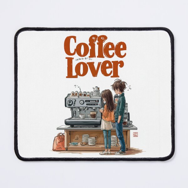 Item preview, Cute Coffee Lover Barista Machine – Adorable Coffee Shop Cartoon Art designed and sold by Grafititee.