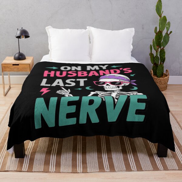 Item preview, On My Husband's Last Nerve Saying Wife Life Gift designed and sold by ryukaizox1.