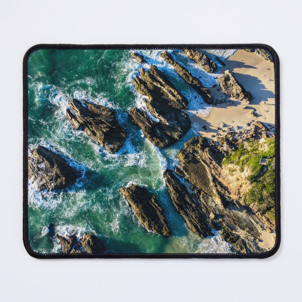 Item preview, Dramatic top-down aerial view of Burgess Beach designed and sold by Justin Mckinney.