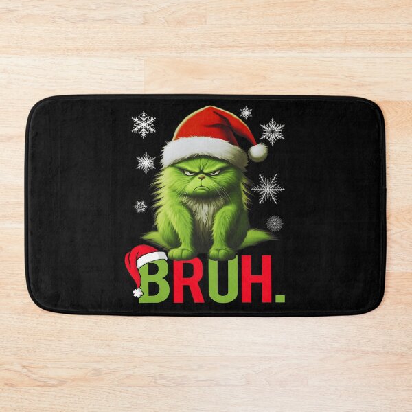 Item preview, Funny Grinch Cat Bruh Christmas Gifts designed and sold by Har-vee.