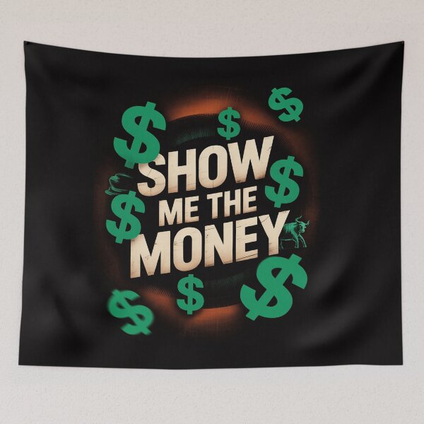 Item preview, Love And Money I Love Money Show Me The Money Meme designed and sold by CareTopping.