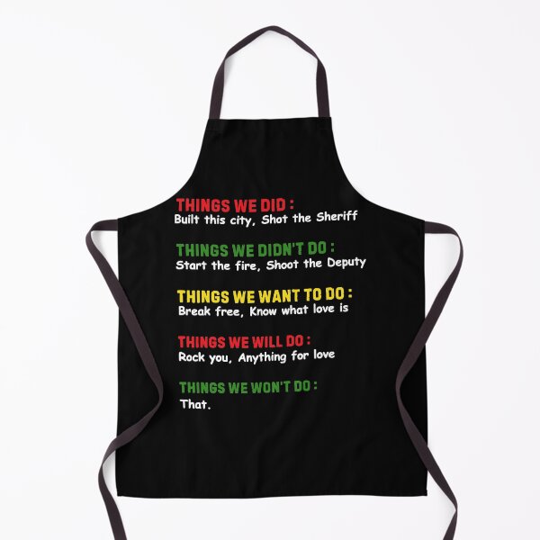 Item preview, Things We Did Built This City Shot The Sheriff Start Christmas Quote designed and sold by pansak.