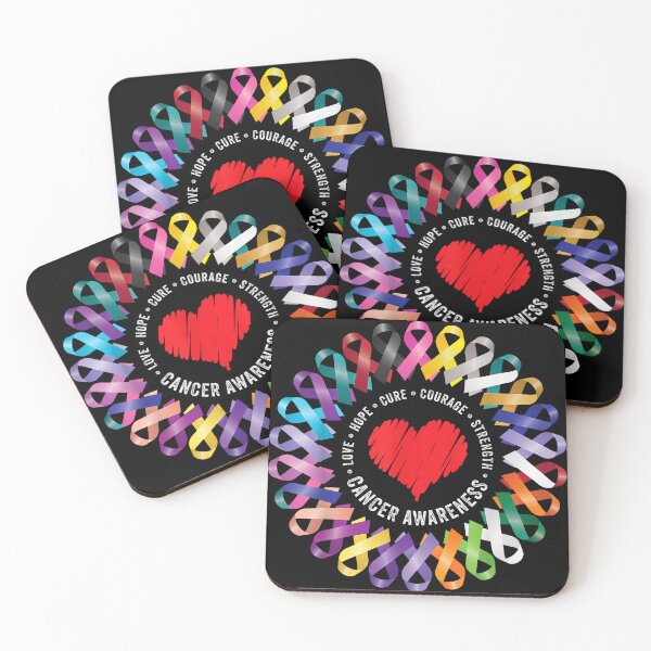 Item preview, Cancer Awareness Support Ribbon Black designed and sold by Noput1951.