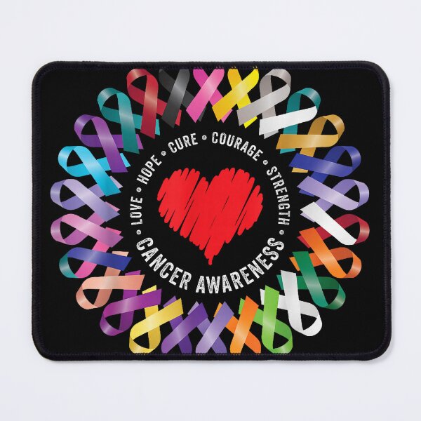Item preview, Cancer Awareness Support Ribbon Black designed and sold by Noput1951.
