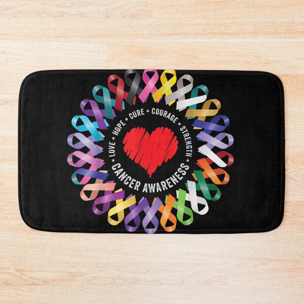 Item preview, Cancer Awareness Support Ribbon Black designed and sold by Noput1951.