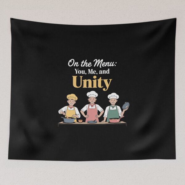 Item preview, On The Menu You Me and Unity Chef Diversity designed and sold by Rotasiin.