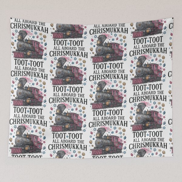Item preview, All Aboard The Chrismukkah Toot Toot Polar Express designed and sold by pansak.