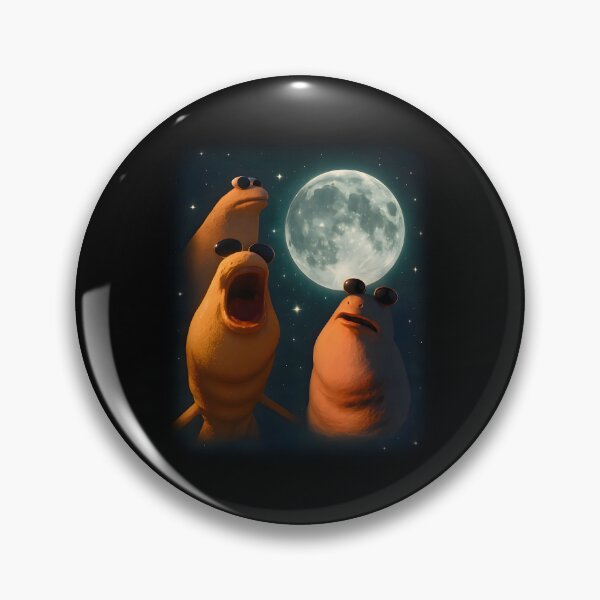 Item preview, Three Marcus The Worm Howl at Moon Funny Marcus Meme designed and sold by pansak.