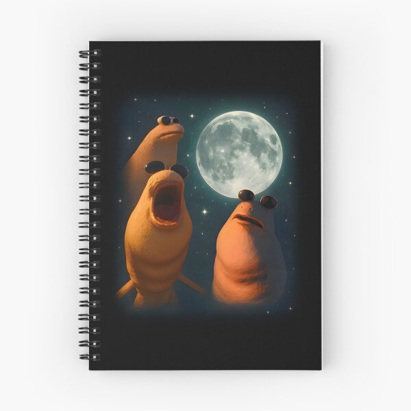 Item preview, Three Marcus The Worm Howl at Moon Funny Marcus Meme designed and sold by pansak.
