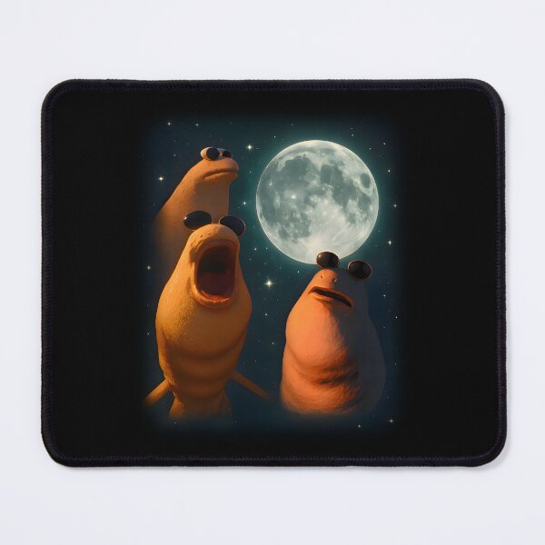 Item preview, Three Marcus The Worm Howl at Moon Funny Marcus Meme designed and sold by pansak.