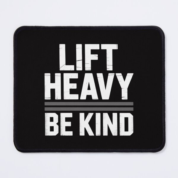 Item preview, Lift Heavy Be Kind - Weightlifting Fitness Workout Gym designed and sold by ConceptThena.