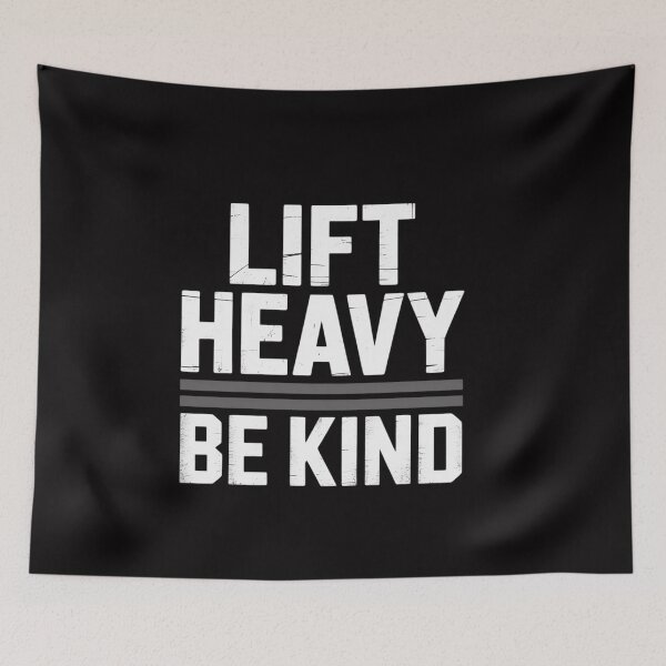 Item preview, Lift Heavy Be Kind - Weightlifting Fitness Workout Gym designed and sold by ConceptThena.