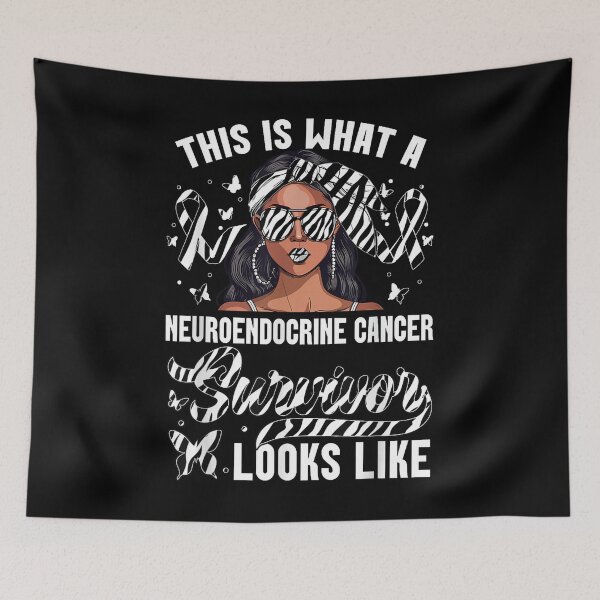 Item preview, Neuroendocrine Cancer Survivor Awareness Month Support Ribbon Shirt designed and sold by Noput1951.