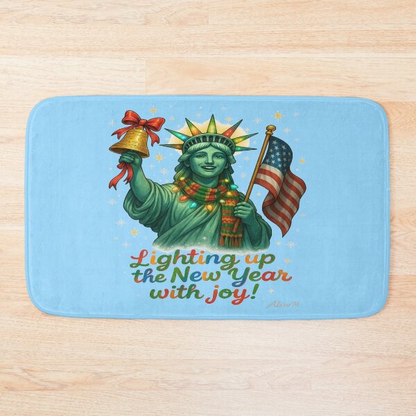 Item preview, Lighting Up the New Year – Liberty Holiday Art designed and sold by alizo74.