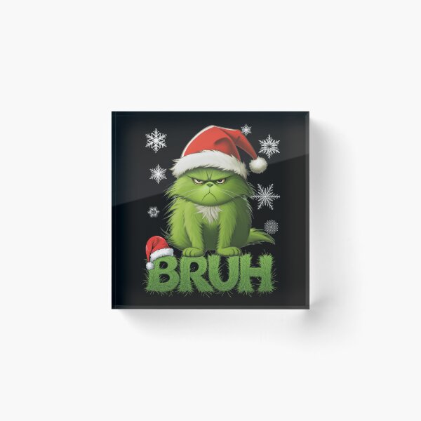 Item preview, Grinch Cat Bruh Christmas Gifts Humor Grinch stole christmas designed and sold by Har-vee.