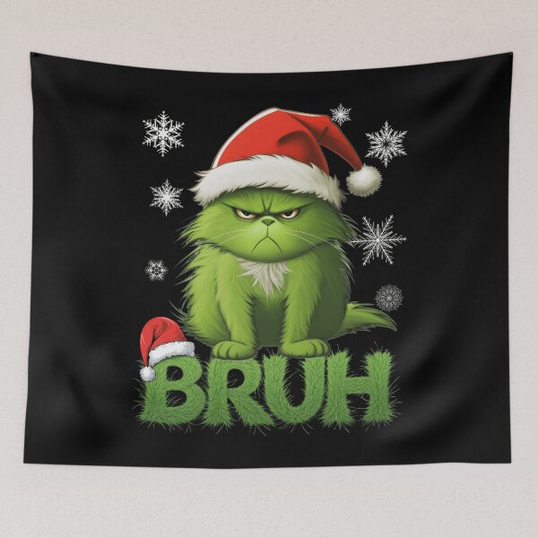 Item preview, Grinch Cat Bruh Christmas Gifts Humor Grinch stole christmas designed and sold by Har-vee.