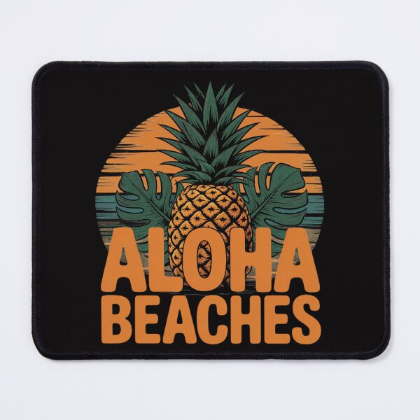 Item preview, Life Is Really Good Aloha Beaches Pineapple Print Summer designed and sold by ConceptThena.