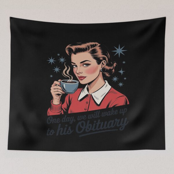 Item preview, One Day We Will Wake Up To His Obituary Feminist designed and sold by Rotasiin.