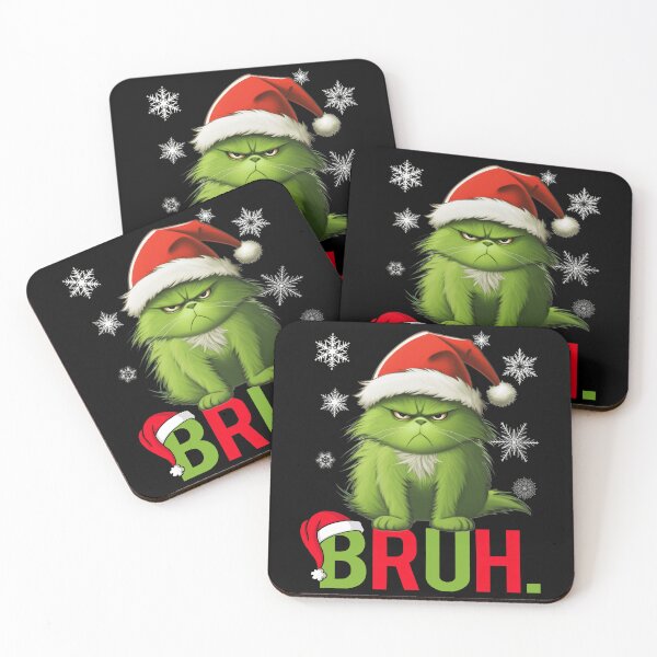 Item preview, How the grinch stole christmas Funny Grinch Cat Bruh Christmas Gifts  designed and sold by Har-vee.