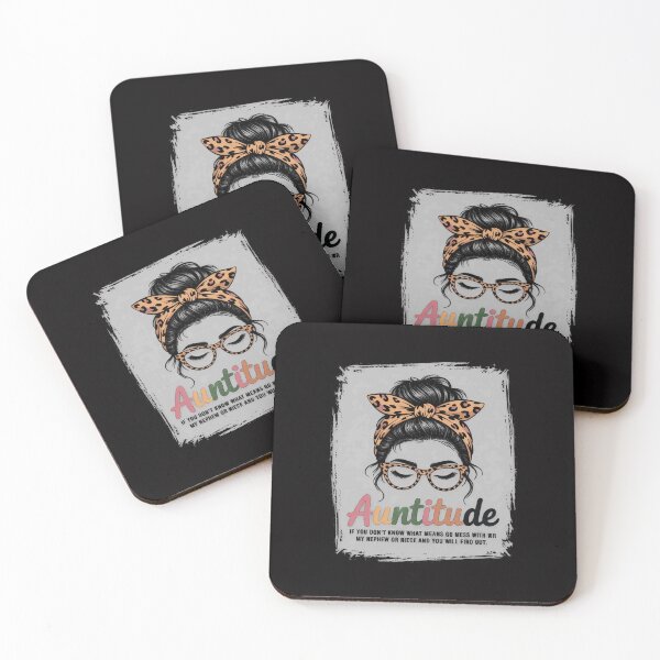 Item preview, Leopard Text Cool Auntie Aunt for Women Dont mess with My Nephew or Niece designed and sold by ConceptThena.