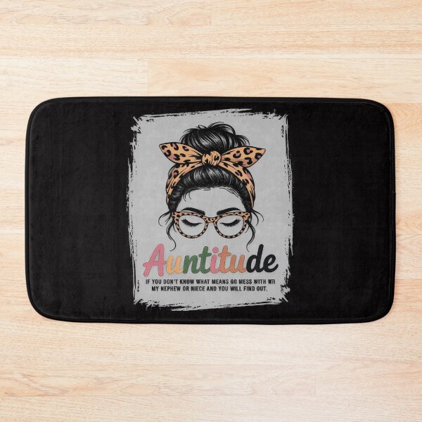 Item preview, Leopard Text Cool Auntie Aunt for Women Dont mess with My Nephew or Niece designed and sold by ConceptThena.