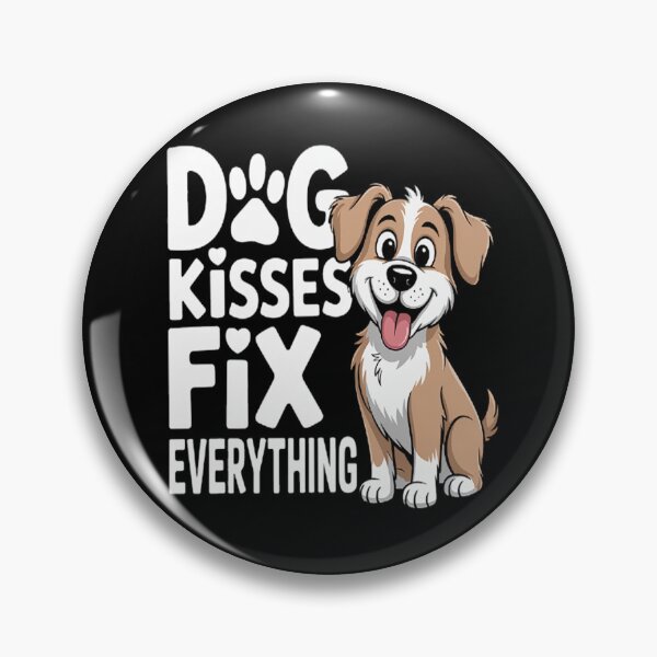 Item preview, Dog Kisses Fix Everything Dog designed and sold by kakashinn.